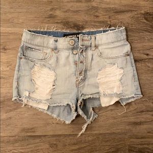 Mid rise shorts from Express
